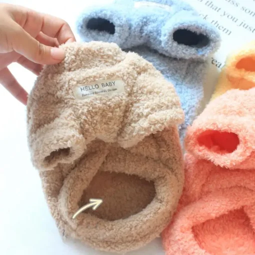 Warm Plush Dog Sweater - Soft Coat Jacket for Small & Medium Dogs and Cats, Perfect for Chihuahuas and Teddies - Image 8