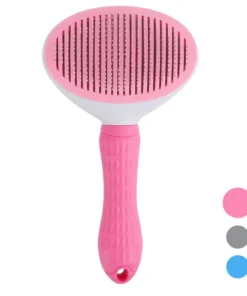 Alternative view of Self-Cleaning Cat Slicker Brush – Hair Removal Comb for Cats & Dogs, Grooming Made Easy