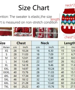 Alternative view of Knitted Dog and Cat Sweater – Warm Winter Clothes for Small and Medium Breeds