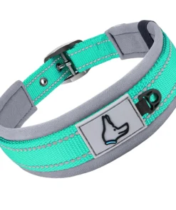 Alternative view of Reflective Padded Dog Collars - Adjustable Heavy-Duty Nylon & Neoprene for Small, Medium, and Large Dogs