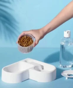 Alternative view of Automatic Pet Bowl Moisture-Proof- Dual-Use Cat & Dog Bowl for Drinking and Feeding
