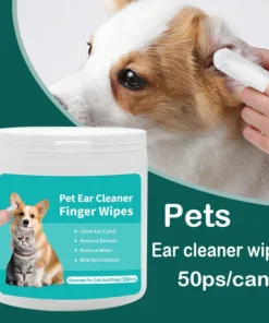 Pet Ear Cleaning Products – Wipes, Care Fingertips, and Ear Mite Removal for Cats & Dogs