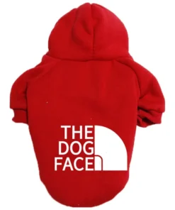 Alternative view of Cozy Pet Dog Hoodies for Large & Small Dogs - Winter & Autumn Warm Dog Clothes with Cute "The Dog Face" Design