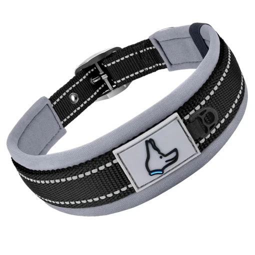 Reflective Padded Dog Collars - Adjustable Heavy-Duty Nylon & Neoprene for Small, Medium, and Large Dogs - Image 3