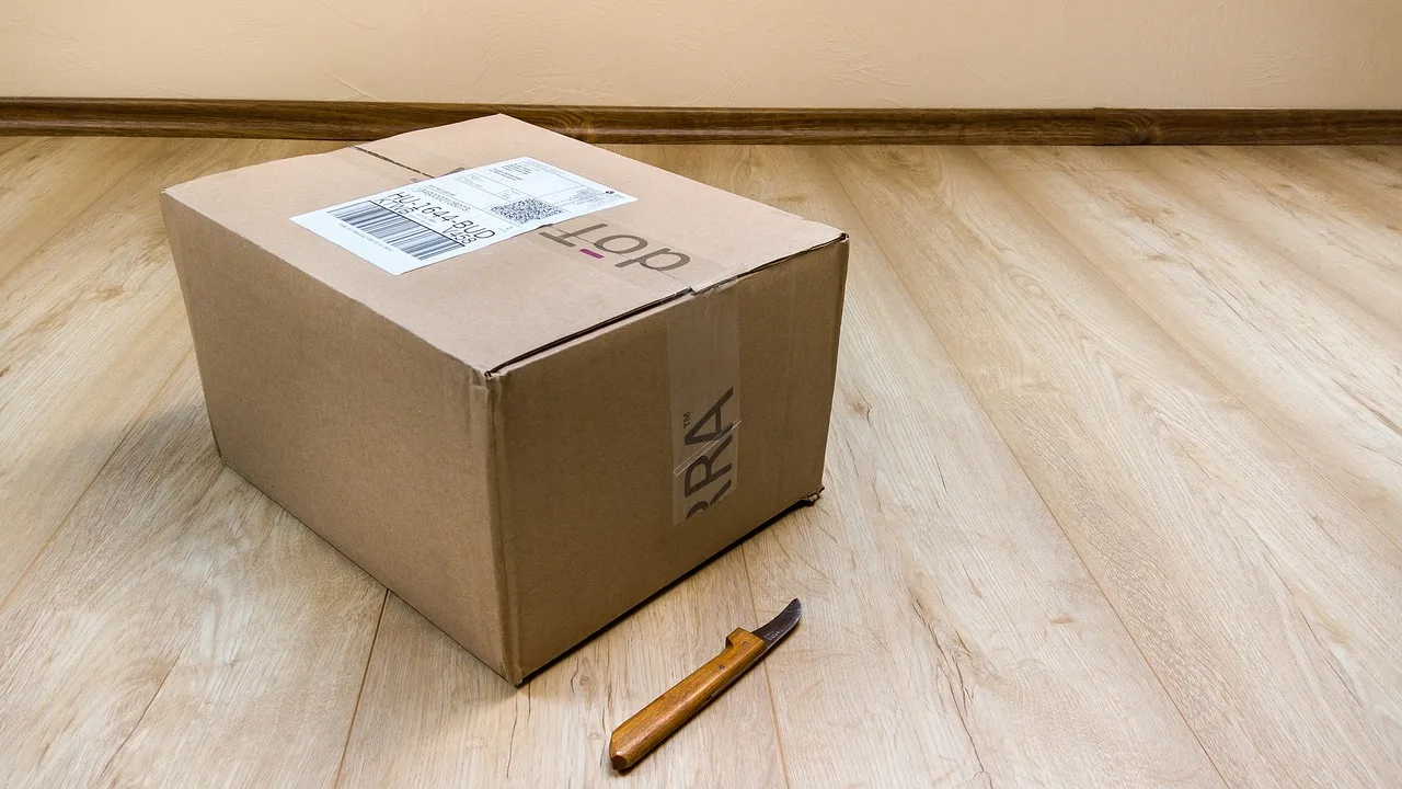 package on the floor