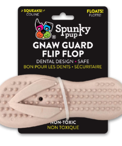 SPUNKY PUP Gnaw Guard Squeaky Flip Flop