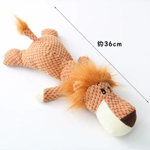 Durable Plush Cartoon Puppy Chew Squeaky Plush Dog Toy – Soft, Bite-Resistant & Interactive Fun Chew Toy for Small and Medium Dogs - Image 11