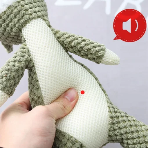 Durable Plush Cartoon Puppy Chew Squeaky Plush Dog Toy – Soft, Bite-Resistant & Interactive Fun Chew Toy for Small and Medium Dogs - Image 10