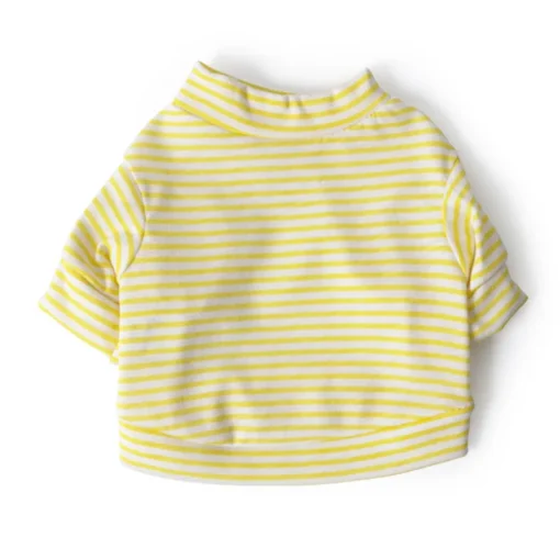 Striped Summer Dog & Cat T-Shirt – Soft Cotton Pet Shirt for Small Breeds (XS–XL) for Small Dogs Cotton Puppy Vest Chihuahua Shih Tzu Yorkshire Shirts Cat Outfit Pets Dogs Clothing - Image 4