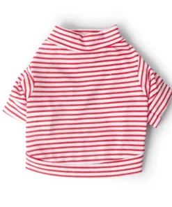 Alternative view of Striped Summer Dog & Cat T-Shirt – Soft Cotton Pet Shirt for Small Breeds (XS–XL) for Small Dogs Cotton Puppy Vest Chihuahua Shih Tzu Yorkshire Shirts Cat Outfit Pets Dogs Clothing