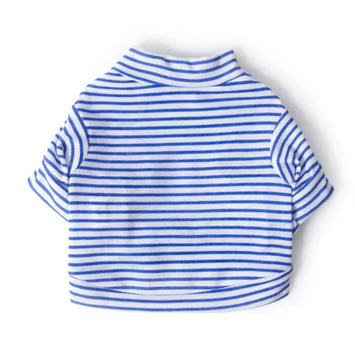 Striped Summer Dog & Cat T-Shirt – Soft Cotton Pet Shirt for Small Breeds (XS–XL) for Small Dogs Cotton Puppy Vest Chihuahua Shih Tzu Yorkshire Shirts Cat Outfit Pets Dogs Clothing - Image 3