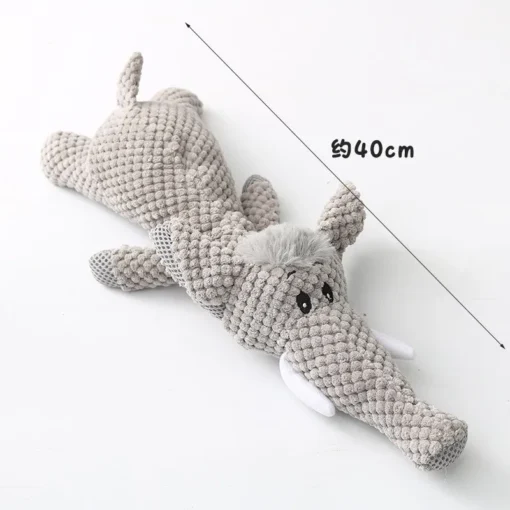 Durable Plush Cartoon Puppy Chew Squeaky Plush Dog Toy – Soft, Bite-Resistant & Interactive Fun Chew Toy for Small and Medium Dogs - Image 13