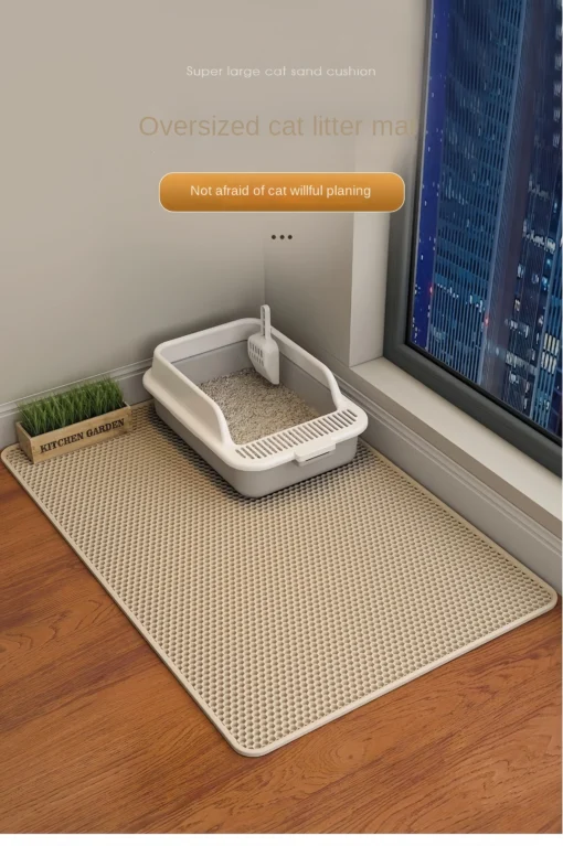 Non-Slip Waterproof Cat Litter Mat – Double-Layer EVA Pad for Mess-Free Cleanup - Image 10