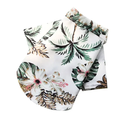 Hawaiian Style Pet Shirt – Summer Floral T-Shirt for Small Dogs & Cats, Lightweight Beachwear - Image 6
