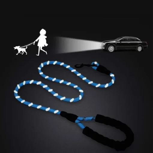 (Pets Dogs) Strong Reflective Dog Leash – 59" Heavy-Duty Nylon Lead for All Dog Sizes - Image 10