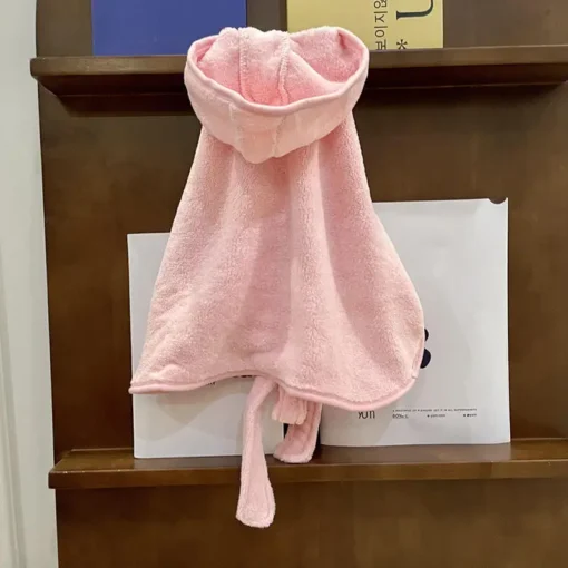 Quick-Dry Dog Hooded Bath Towel – Super Absorbent Pet Robe for Small Dogs & Cats - Image 22
