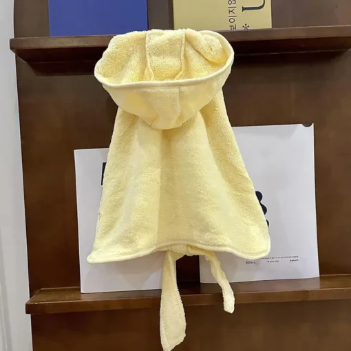 Quick-Dry Dog Hooded Bath Towel – Super Absorbent Pet Robe for Small Dogs & Cats - Image 16
