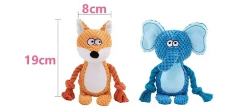 Durable Squeaky Plush Dog Toy – Soft, Bite-Resistant Sound Toy for Puppies & Small Dogs - Image 13