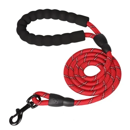 (Pets Dogs) Strong Reflective Dog Leash – 59" Heavy-Duty Nylon Lead for All Dog Sizes