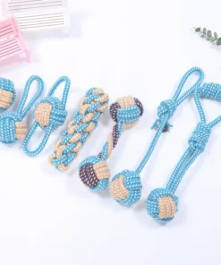 Durable Cotton Rope Dog Chew Toy – Interactive Dental Care Toy for Small & Large DogsPet Dog Toys for Large Small Dogs Toy Interactive Cotton Rope Mini Dog Toys Ball for Dogs Accessories Toothbrush Chew Puppy Toy