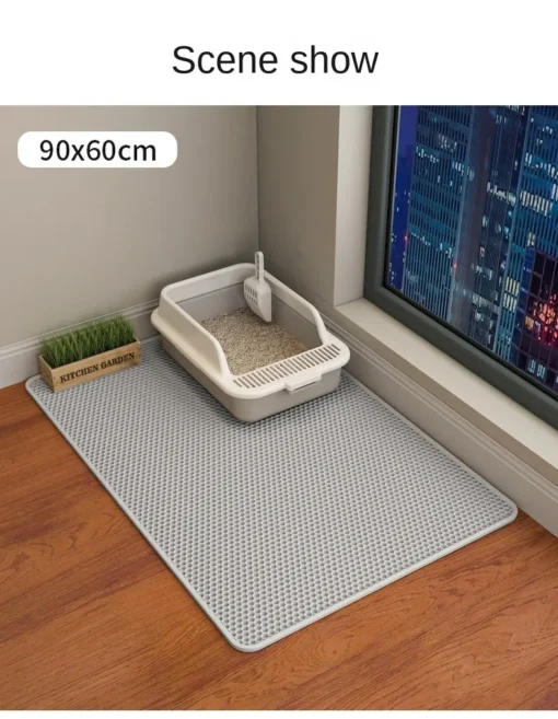 Non-Slip Waterproof Cat Litter Mat – Double-Layer EVA Pad for Mess-Free Cleanup - Image 20