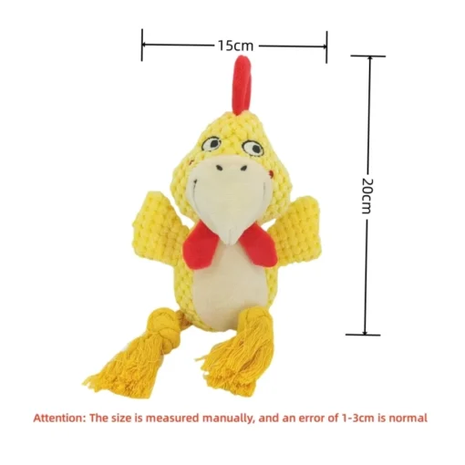 Durable Squeaky Plush Dog Toy – Soft, Bite-Resistant Sound Toy for Puppies & Small Dogs - Image 16