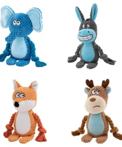 Alternative view of Durable Squeaky Plush Dog Toy – Soft, Bite-Resistant Sound Toy for Puppies & Small Dogs