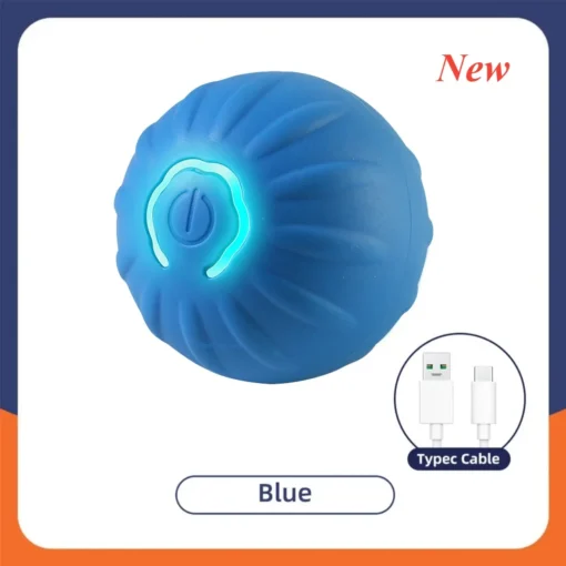 USB Rechargeable Smart Dog Ball – Rotating, Interactive Chew Toy for Small & Medium Dogs - Image 7