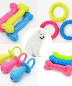 Rubber Chew Toy for Small Dogs – Bite-Resistant, Teeth-Cleaning & Sound Toy for PuppiesPet Toys for Small Dogs Rubber Resistance To Bite Dog Toy Teeth Cleaning Chew Training Toys Pet Supplies Puppy Dogs