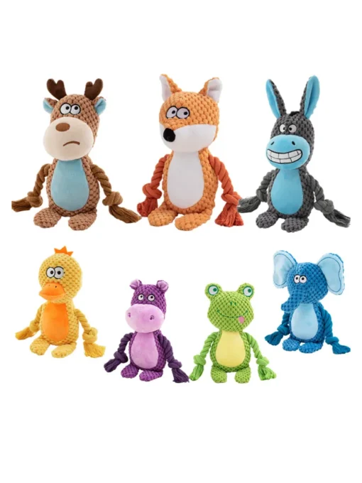 Durable Squeaky Plush Dog Toy – Soft, Bite-Resistant Sound Toy for Puppies & Small Dogs - Image 12