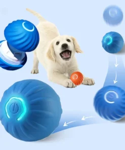Alternative view of USB Rechargeable Smart Dog Ball – Rotating, Interactive Chew Toy for Small & Medium Dogs