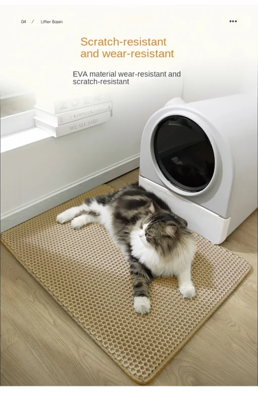 Non-Slip Waterproof Cat Litter Mat – Double-Layer EVA Pad for Mess-Free Cleanup - Image 17