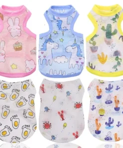 Breathable Summer Dog Vest – Cool Lightweight Pet Shirt for Small to Large Dogs (XS–2XL)